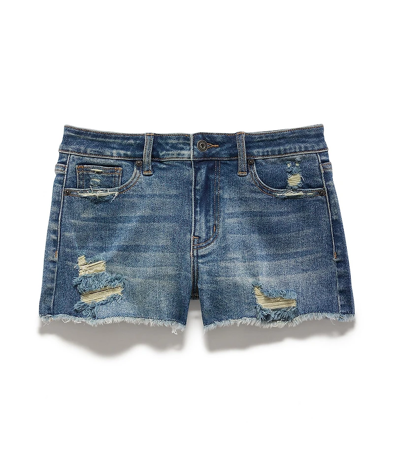 Flag and Anthem Kellie High Rise Cut-0ff Denim Shorts