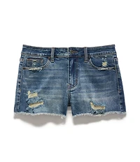 Flag and Anthem Kellie High Rise Cut-0ff Denim Shorts