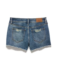 Flag and Anthem Kellie High Rise Cut-0ff Denim Shorts