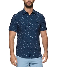 Flag and Anthem Kenton Drink MadeFlex UPF Performance Short Sleeve Woven Shirt