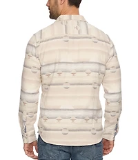 Flag and Anthem Latimer Southwestern Print Long Sleeve Flannel Shirt