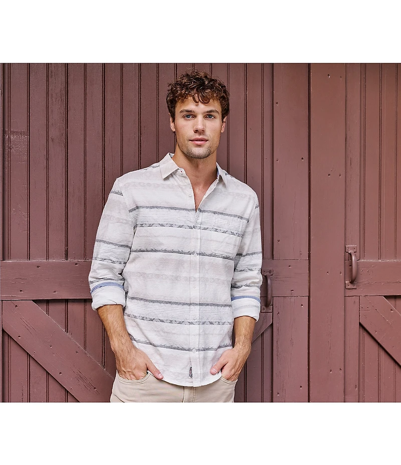 Flag and Anthem Latimer Southwestern Print Long Sleeve Flannel Shirt