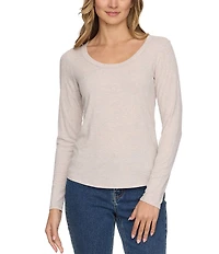 Flag and Anthem Lauren Mini Striped Long Sleeve Stretch Knit Top