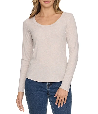 Flag and Anthem Lauren Mini Striped Long Sleeve Stretch Knit Top
