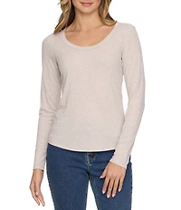 Flag and Anthem Lauren Mini Striped Long Sleeve Stretch Knit Top