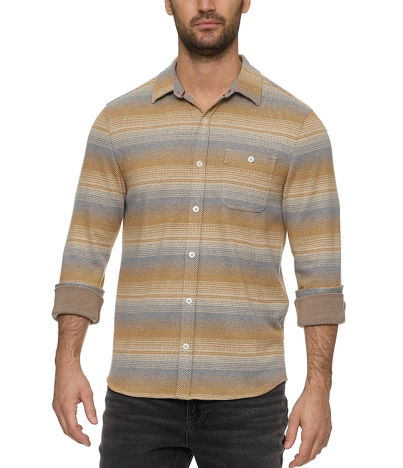 Flag and Anthem Lawrenceville Performance Printed Long Sleeve Flannel Shirt