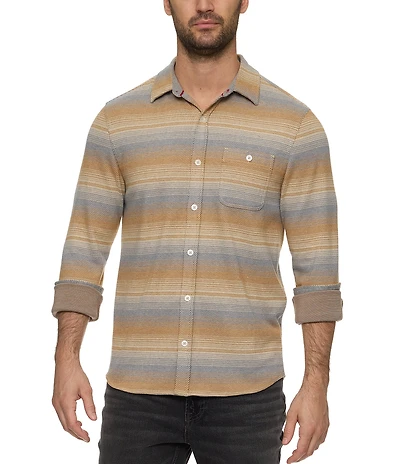 Flag and Anthem Lawrenceville Performance Printed Long Sleeve Flannel Shirt