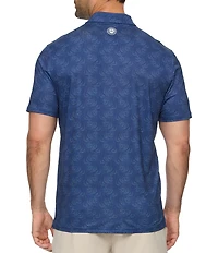 Flag and Anthem Letona Performance Short Sleeve Printed Polo Shirt