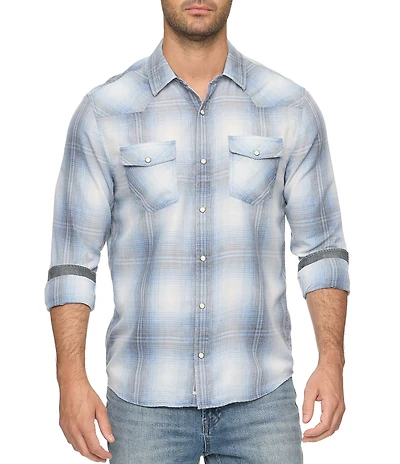 Flag and Anthem Long Sleeve Rocklin Vintage Soft Western Shirt