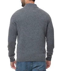 Flag and Anthem Long Sleeve Woodland Cable Knit Merino Wool Sweater
