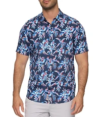 Flag and Anthem Loris Sunbound Short Sleeve Americana Topical Woven Shirt