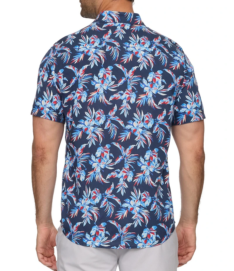 Flag and Anthem Loris Sunbound Short Sleeve Americana Topical Woven Shirt