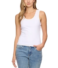Flag and Anthem Lottie Rib-Knit Tank Top