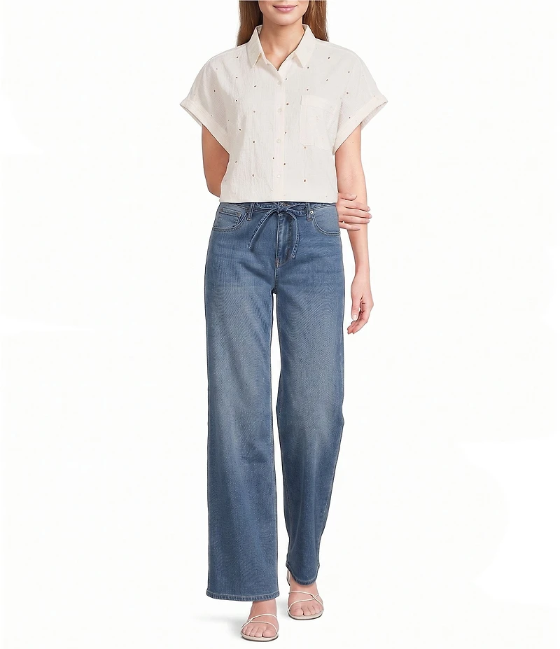 Flag and Anthem Lynsey Wide Leg Denim Pants
