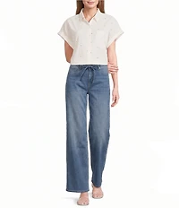 Flag and Anthem Lynsey Wide Leg Denim Pants