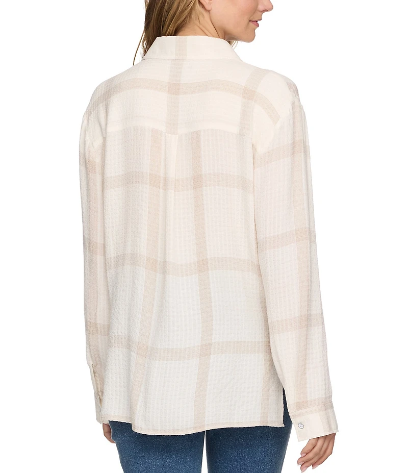 Flag and Anthem Millbury Plaid Long Sleeve Woven Shirt