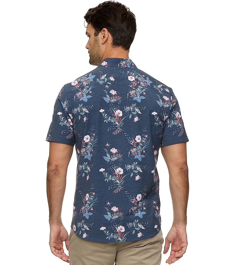 Flag and Anthem Milligan UPF Performance Floral Short Sleeve Shirt