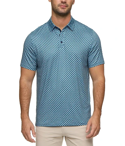 Flag and Anthem MVP Fridley Agave Printed Short-Sleeve Polo Shirt