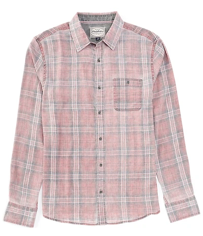 Flag and Anthem Paxton Vintage Plaid Long Sleeve Woven Shirt