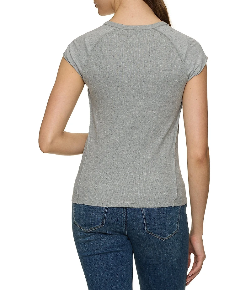 Flag and Anthem Peyton Cap Sleeve T-Shirt