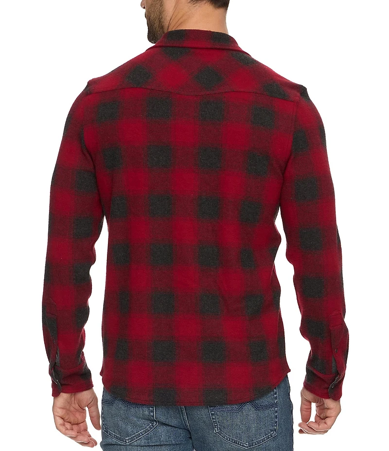 Flag and Anthem Premont Plaid Long Sleeve Flannel Performance Shirt