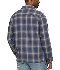 Flag and Anthem Provo Diamond Quilted Plaid Long Sleeve Shirt Jacket