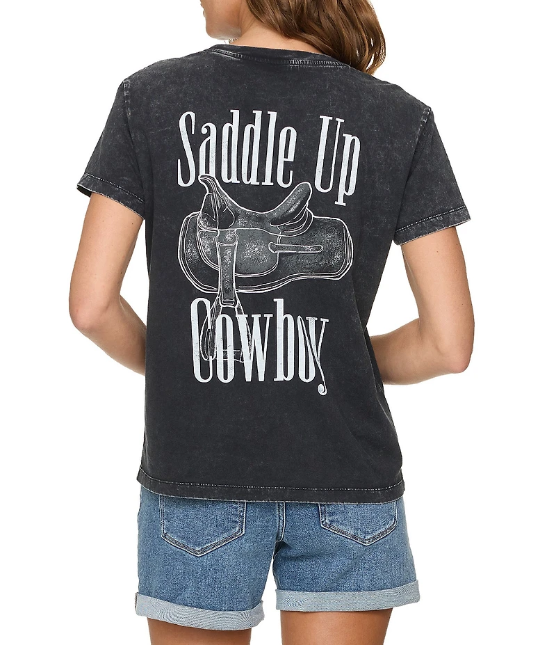 Flag and Anthem Saddle Up Short Sleeve T-Shirt