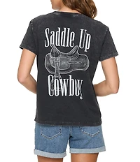 Flag and Anthem Saddle Up Short Sleeve T-Shirt