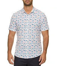 Flag and Anthem Sayreville Short Sleeve Tropical Printed UPF Performance Shirt