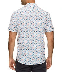 Flag and Anthem Sayreville Short Sleeve Tropical Printed UPF Performance Shirt