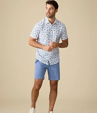 Flag and Anthem Sayreville Short Sleeve Tropical Printed UPF Performance Shirt