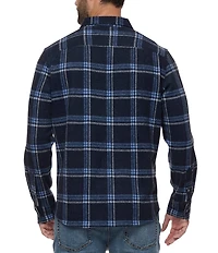 Flag and Anthem Sellers MadeFlex Hero Stretch Performance Plaid Long Sleeve Shirt