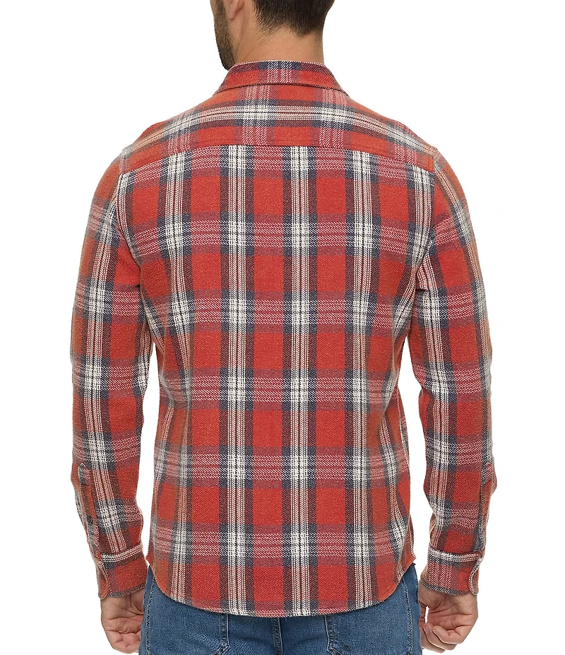 Flag and Anthem Sheffield Plaid Long Sleeve Flannel Shirt
