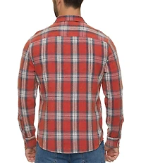 Flag and Anthem Sheffield Plaid Long Sleeve Flannel Shirt