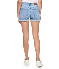 Flag and Anthem Shelby Cuffed Denim 4.5#double; High Rise Shorts