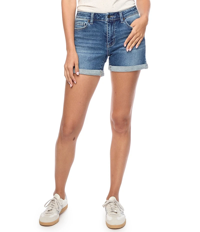 Flag and Anthem Shelby Cuffed Denim Shorts