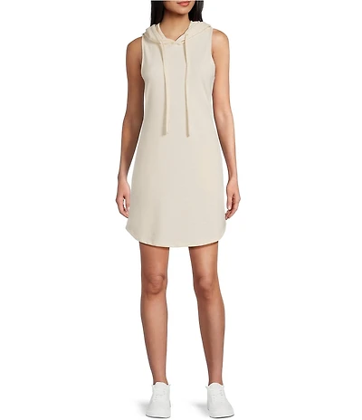 Flag and Anthem Shirley Sleeveless Hooded Mini Dress