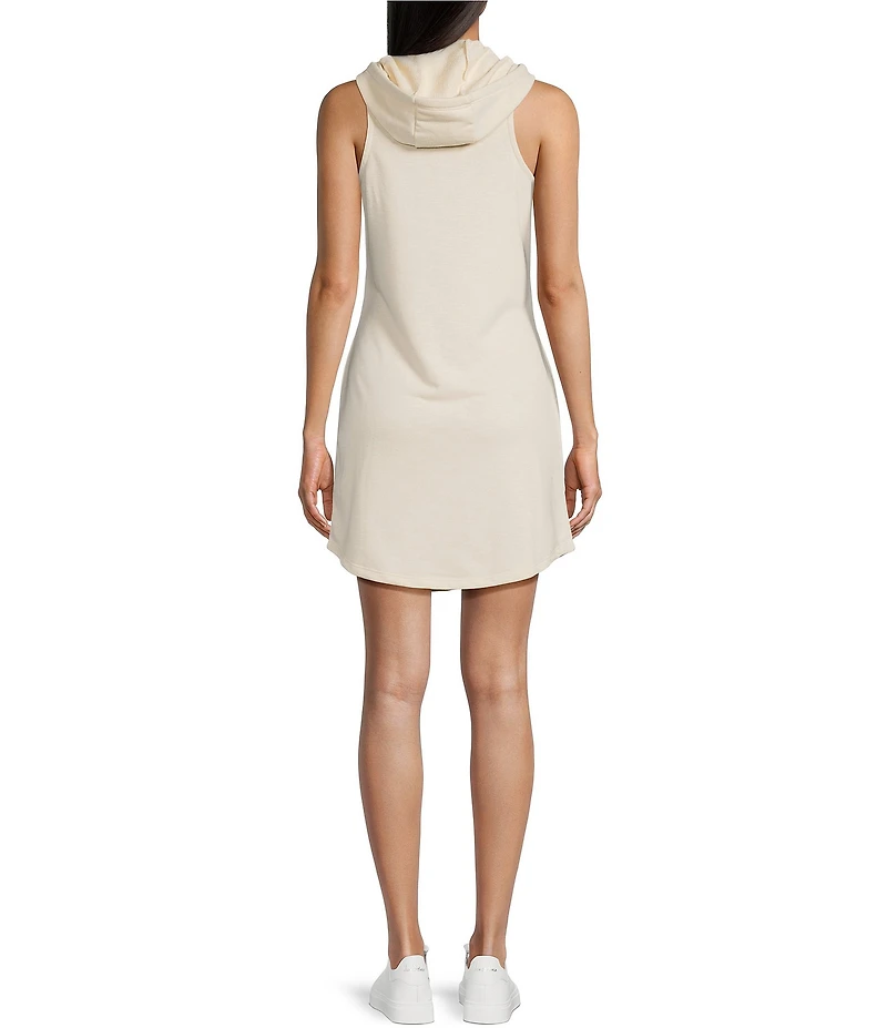 Flag and Anthem Shirley Sleeveless Hooded Mini Dress