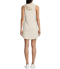 Flag and Anthem Shirley Sleeveless Hooded Mini Dress
