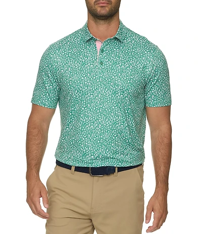 Flag and Anthem Short Sleeve Bloomfield Floral MVP Polo Shirt