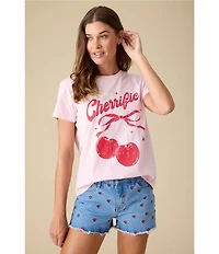 Flag and Anthem Short Sleeve Cherrific Tee