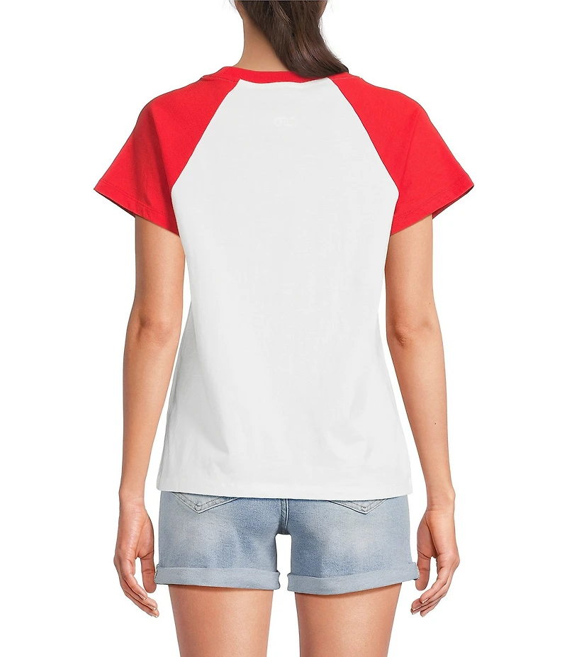 Flag and Anthem Short Sleeve Flag Raglan Tee