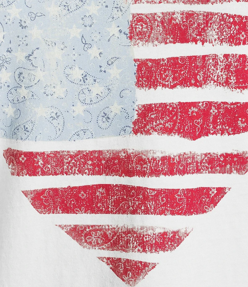 Flag and Anthem Short Sleeve Flag Raglan Tee
