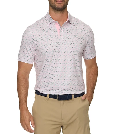 Flag and Anthem Short Sleeve MVP Printed Polo Shirt