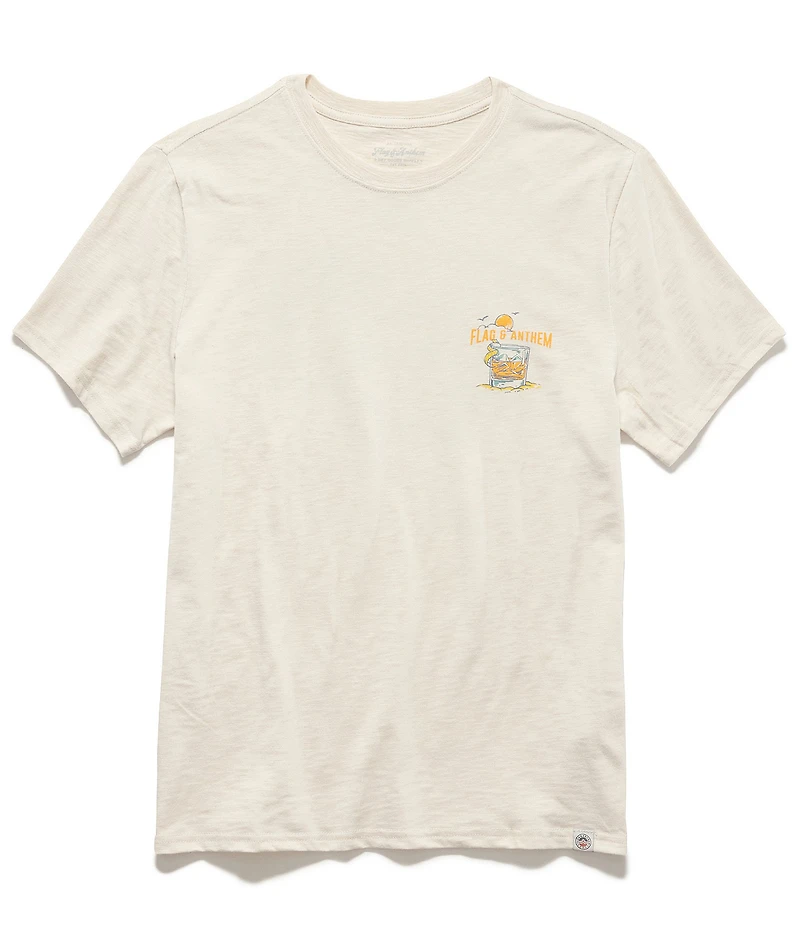 Flag and Anthem Short Sleeve Rusty Nail Beach Bar Slub T-Shirt