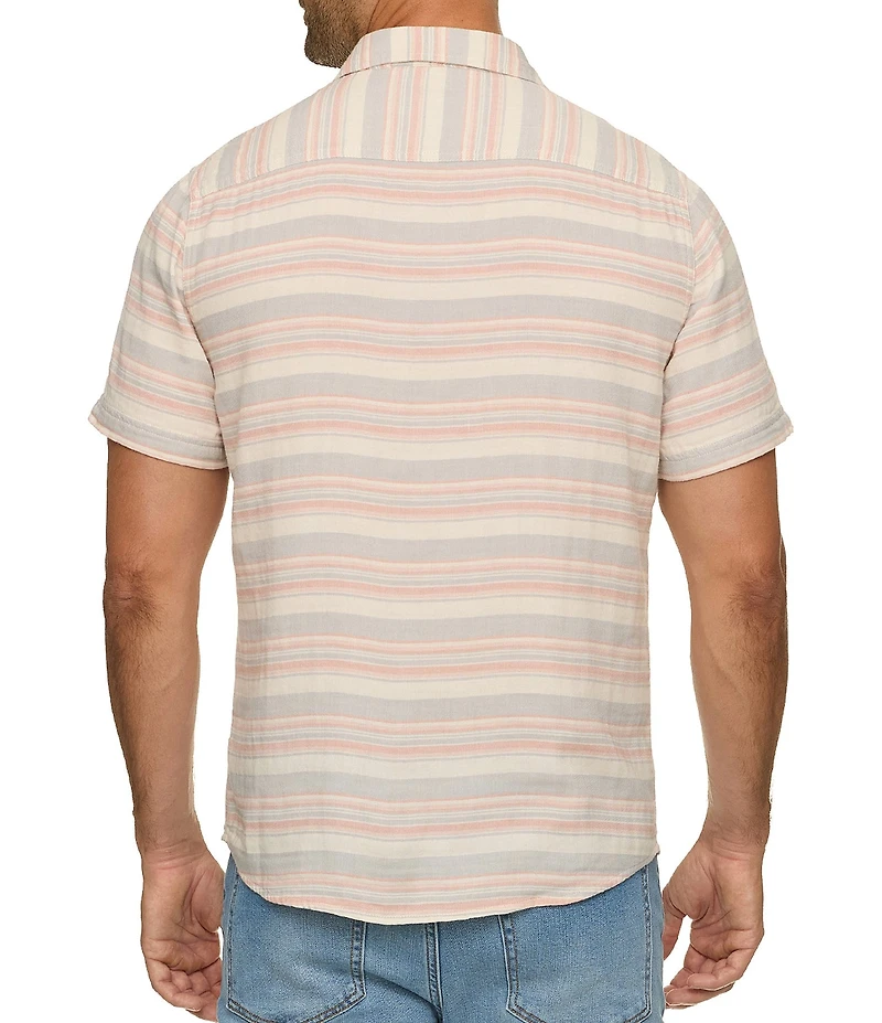Flag and Anthem Short Sleeve Stripe Alameda Shirt