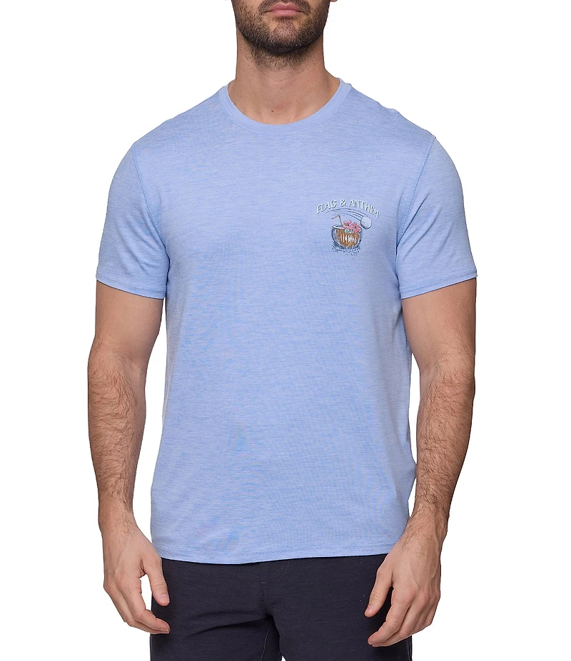 Flag and Anthem Short Sleeve UPF Performance Graphic T-Shirt