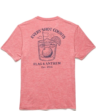 Flag and Anthem Short Sleeve UPF Performance Graphic T-Shirt