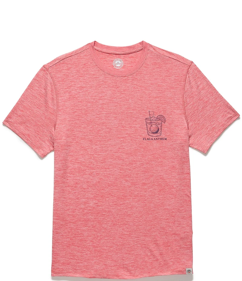 Flag and Anthem Short Sleeve UPF Performance Graphic T-Shirt