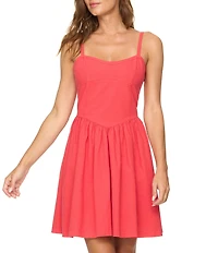 Flag and Anthem Sleeveless Florence Mini Dress